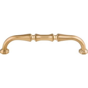 Top Knobs Chareua TK342HB Chalet Pull 5 Inch CC Honey Bronze